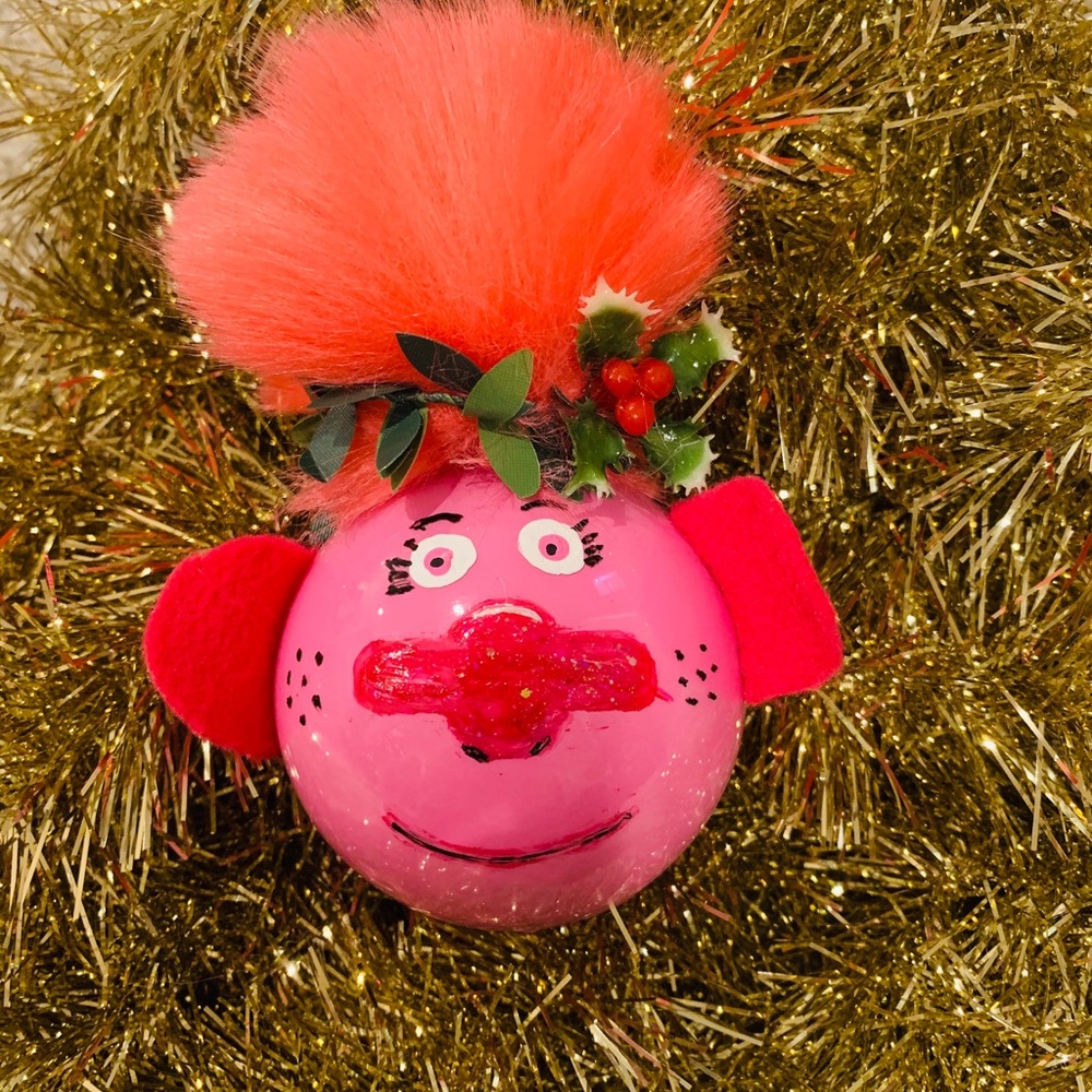 Handmade Troll Ornament